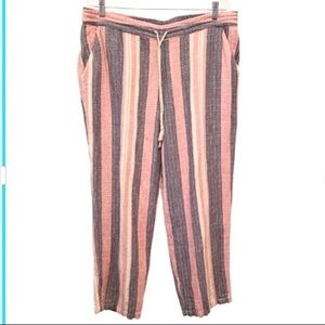 SOFT SURROUNDINGS Pants XL See Measurements Stripe